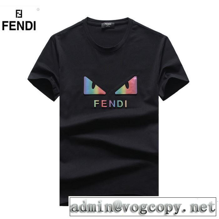 春夏のトレンドアイテム FENDI フェンディ 半袖Tシャツ 4色可選 2019春夏も引き続きトレンド