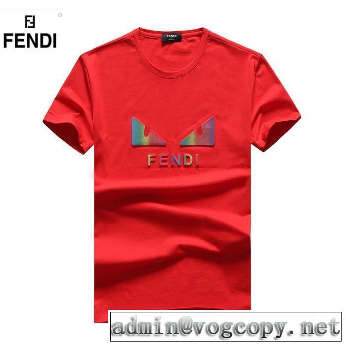 春夏のトレンドアイテム FENDI フェンディ 半袖Tシャツ 4色可選 2019春夏も引き続きトレンド