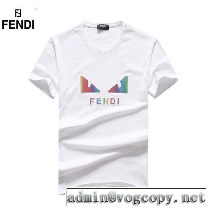 春夏のトレンドアイテム FENDI フェンディ 半袖Tシャツ 4色可選 2019春夏も引き続きトレンド