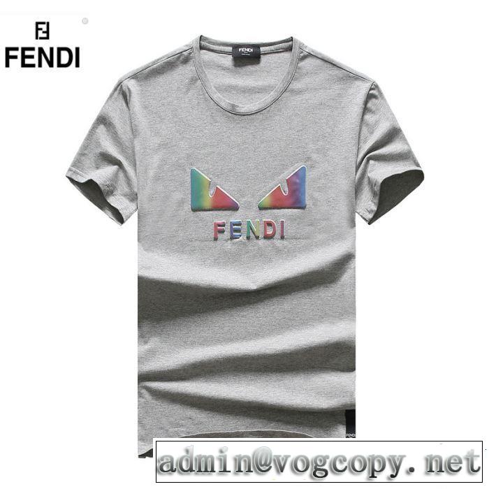 春夏のトレンドアイテム FENDI フェンディ 半袖Tシャツ 4色可選 2019春夏も引き続きトレンド