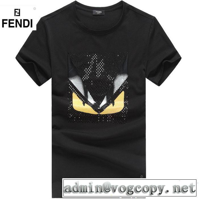 FENDI フェンディ 半袖Tシャツ 3色可選 新作コレクションを見る 2019年最新ファッション