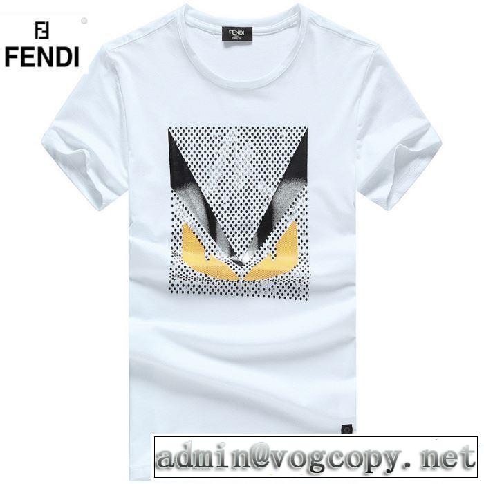 FENDI フェンディ 半袖Tシャツ 3色可選 新作コレクションを見る 2019年最新ファッション