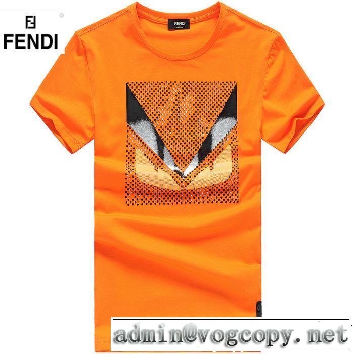 FENDI フェンディ 半袖Tシャツ 3色可選 新作コレクションを見る 2019年最新ファッション