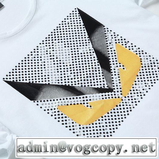 FENDI フェンディ 半袖Tシャツ 3色可選 新作コレクションを見る 2019年最新ファッション