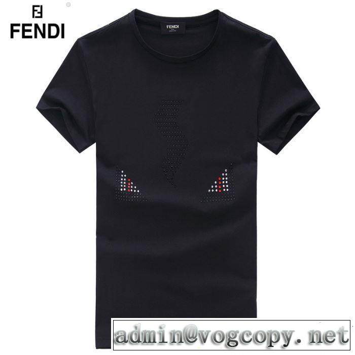 最も目立ったブランド新品 FENDI フェンディ 半袖Tシャツ 3色可選 【2019春夏】最新コレクション