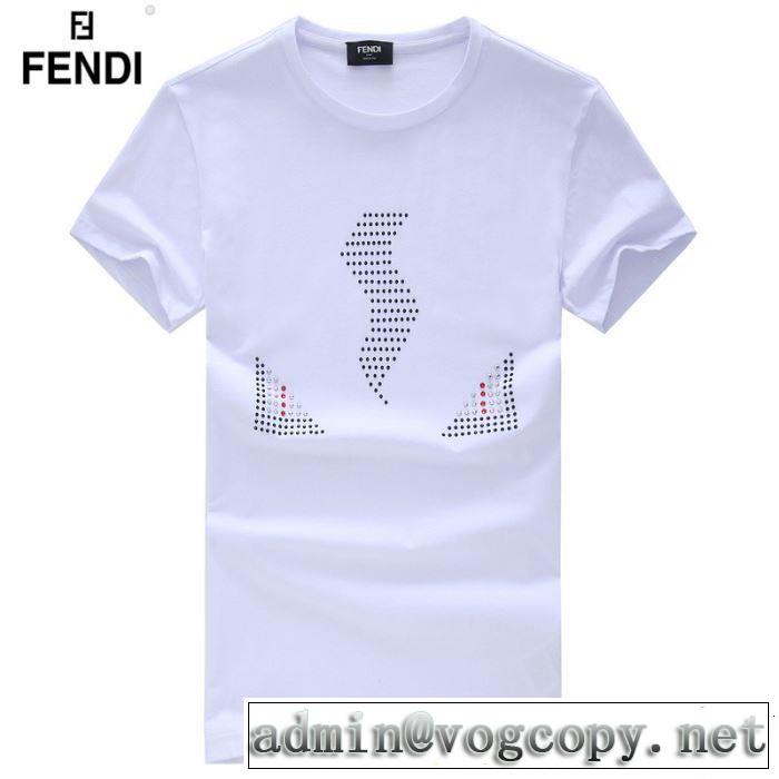 最も目立ったブランド新品 FENDI フェンディ 半袖Tシャツ 3色可選 【2019春夏】最新コレクション