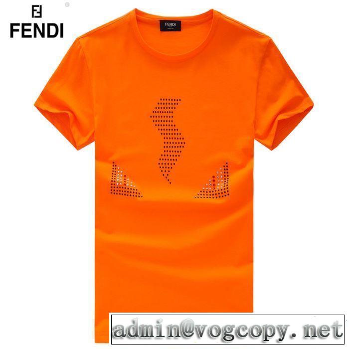 最も目立ったブランド新品 FENDI フェンディ 半袖Tシャツ 3色可選 【2019春夏】最新コレクション