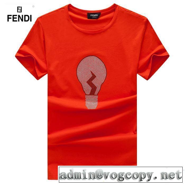 FENDI フェンディ 半袖Tシャツ 4色可選 最新のトレンドブランド人気的 2019春夏は人気定番