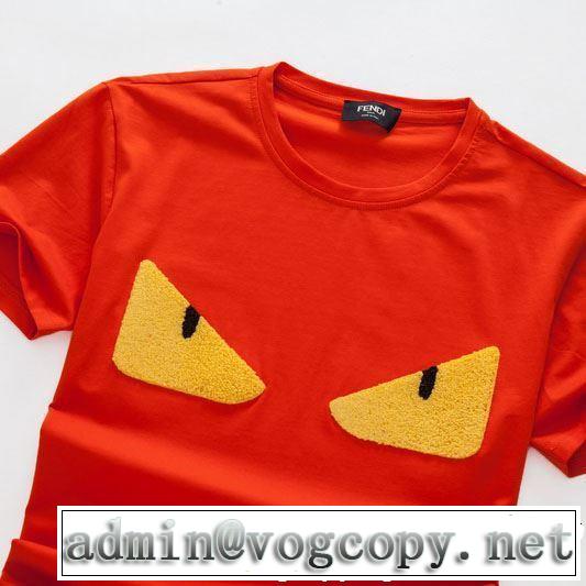 《2019年》今、注目のストリート 着るだけで上品なスタイル FENDI フェンディ 半袖Tシャツ 4色可選