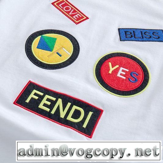 2019春夏のトレンド新商品 半袖Tシャツ 3色可選 FENDI フェンディ爽やかカジュアル人気