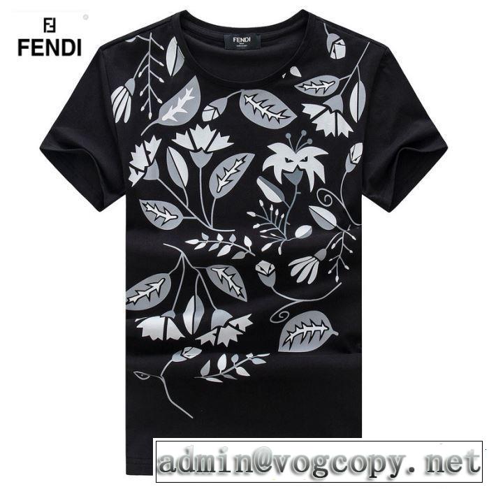 鮮度アップブランド最新 2019年春夏シーズンの人気 FENDI フェンディ 半袖Tシャツ 2色可選