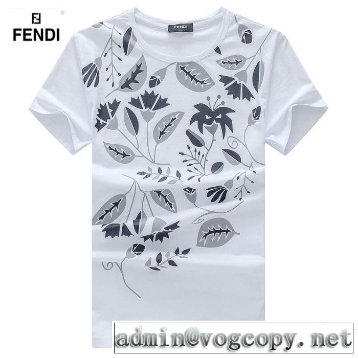 鮮度アップブランド最新 2019年春夏シーズンの人気 FENDI フェンディ 半袖Tシャツ 2色可選