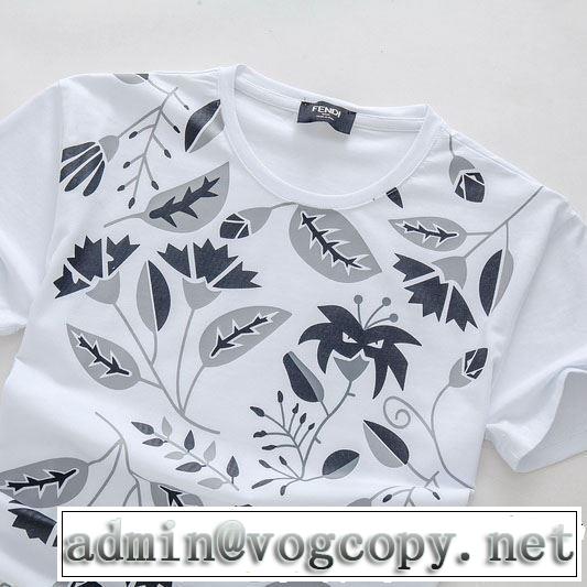 鮮度アップブランド最新 2019年春夏シーズンの人気 FENDI フェンディ 半袖Tシャツ 2色可選