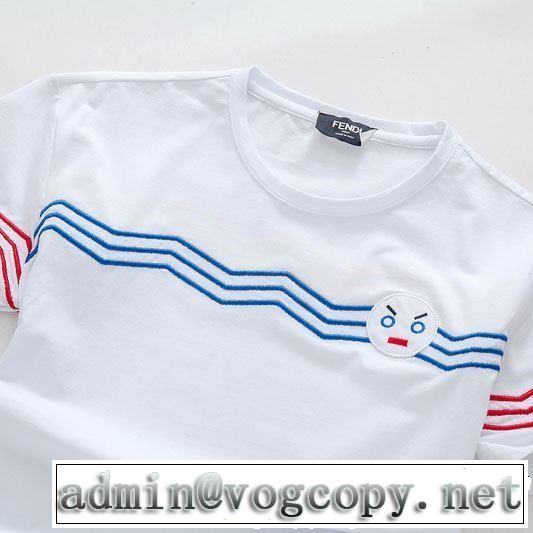 特に夏は人気アイテム FENDI フェンディ 半袖Tシャツ 3色可選 【2019年】夏のファッション