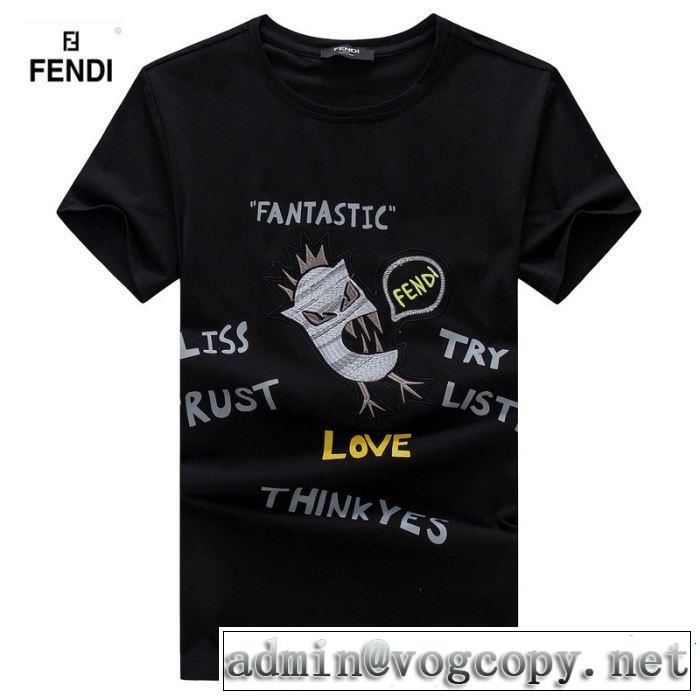半袖Tシャツ 3色可選 2019年最新ファッション 新作コレクションを見る FENDI フェンディ