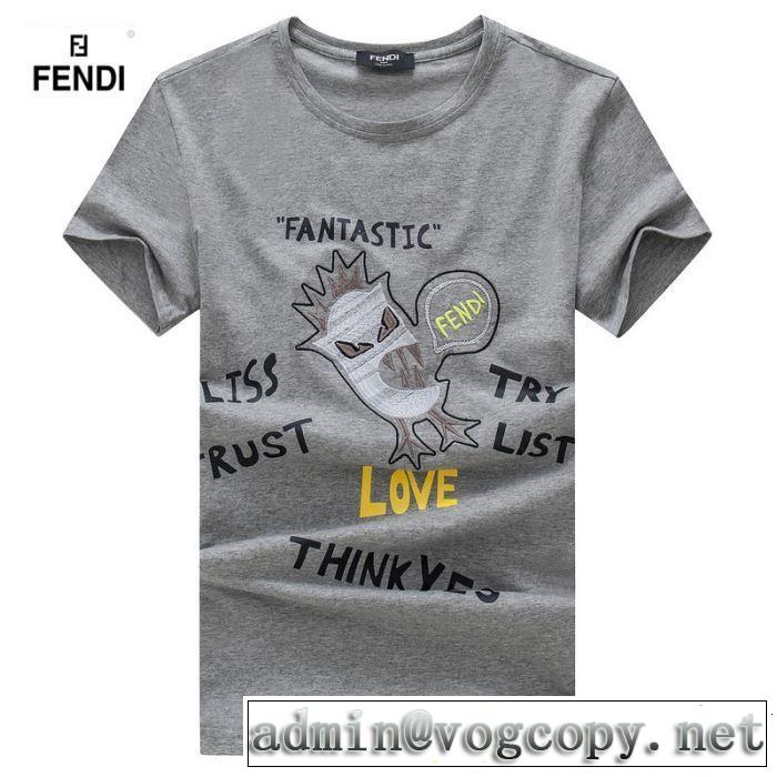 半袖Tシャツ 3色可選 2019年最新ファッション 新作コレクションを見る FENDI フェンディ
