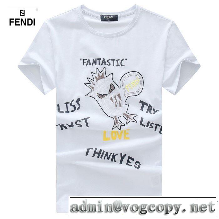 半袖Tシャツ 3色可選 2019年最新ファッション 新作コレクションを見る FENDI フェンディ