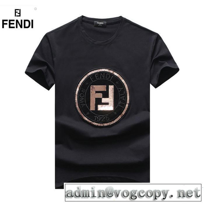 FENDI フェンディ 半袖Tシャツ 2019春夏も引き続き人気セール 欠かせない限定アイテム