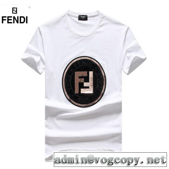 FENDI フェンディ 半袖Tシャツ 2019春夏も引き続き人気セール 欠かせない限定アイテム