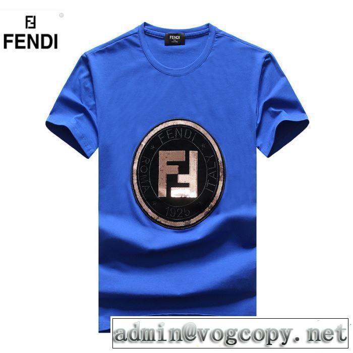 FENDI フェンディ 半袖Tシャツ 2019春夏も引き続き人気セール 欠かせない限定アイテム