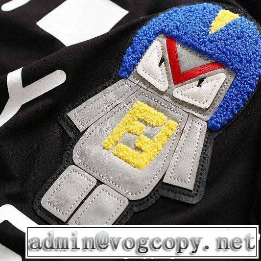 2019春夏の大注目トレンド 今から夏まで活躍する FENDI フェンディ 半袖Tシャツ 3色可選