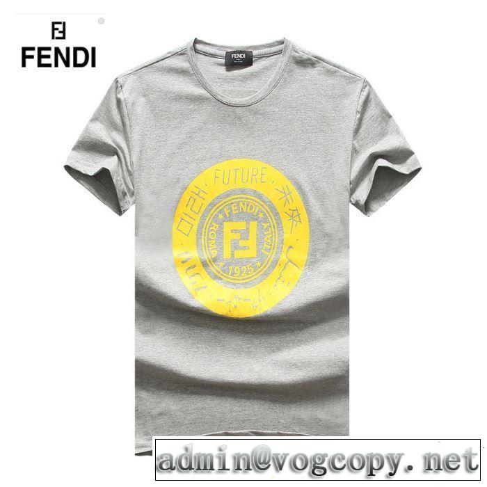 オシャレ印象で人気の高い FENDI フェンディ 半袖Tシャツ 3色可選 2019春夏は人気定番