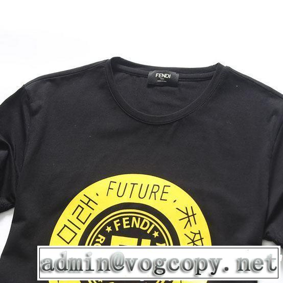 オシャレ印象で人気の高い FENDI フェンディ 半袖Tシャツ 3色可選 2019春夏は人気定番