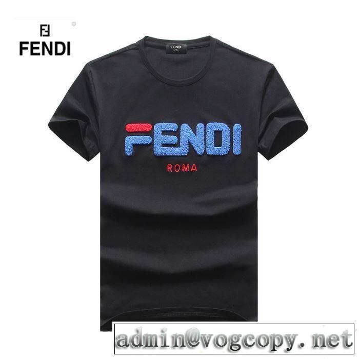4色可選 半袖Tシャツ 大人カジュアル夏ファッション2019 今風の着こなし新品 FENDI フェンディ