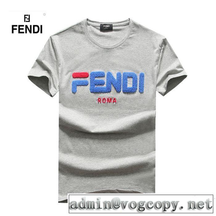 4色可選 半袖Tシャツ 大人カジュアル夏ファッション2019 今風の着こなし新品 FENDI フェンディ