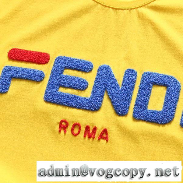 4色可選 半袖Tシャツ 大人カジュアル夏ファッション2019 今風の着こなし新品 FENDI フェンディ