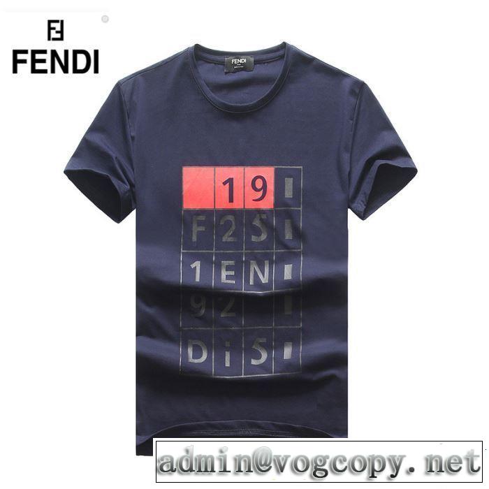 ゆったり感のあるアイテム FENDI フェンディ 半袖Tシャツ 3色可選 2019春夏のトレンド新商品