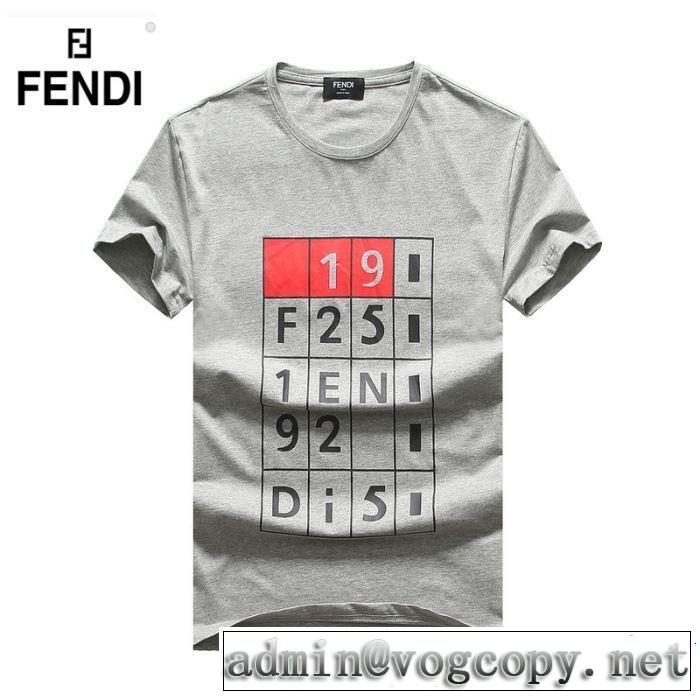 ゆったり感のあるアイテム FENDI フェンディ 半袖Tシャツ 3色可選 2019春夏のトレンド新商品