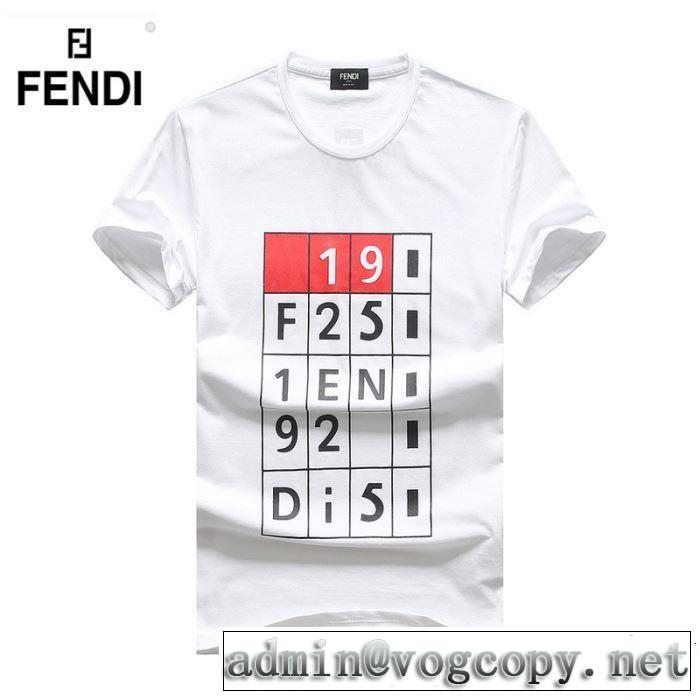 ゆったり感のあるアイテム FENDI フェンディ 半袖Tシャツ 3色可選 2019春夏のトレンド新商品