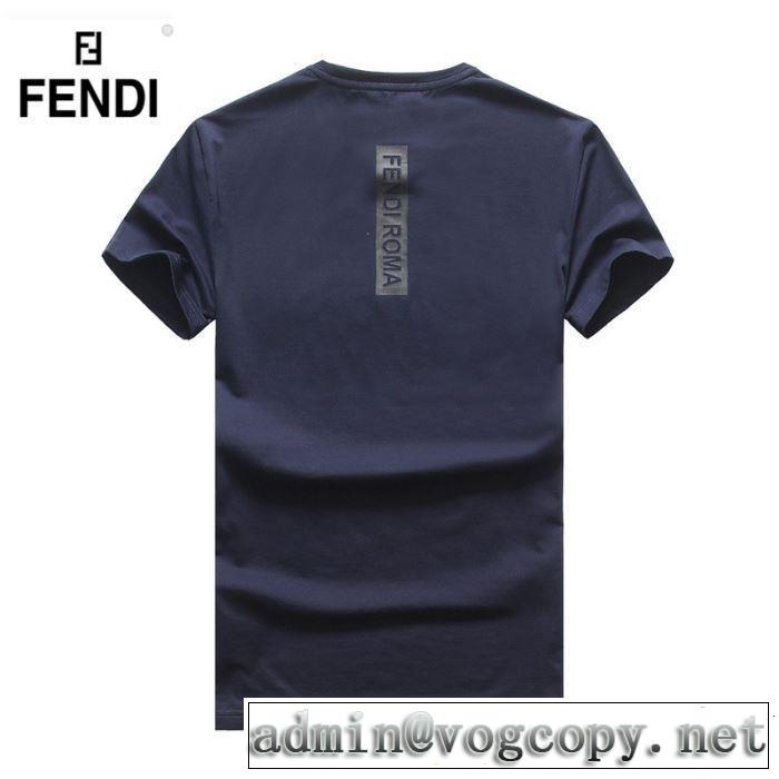 ゆったり感のあるアイテム FENDI フェンディ 半袖Tシャツ 3色可選 2019春夏のトレンド新商品