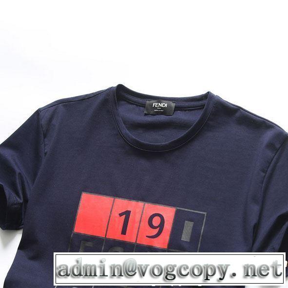 ゆったり感のあるアイテム FENDI フェンディ 半袖Tシャツ 3色可選 2019春夏のトレンド新商品