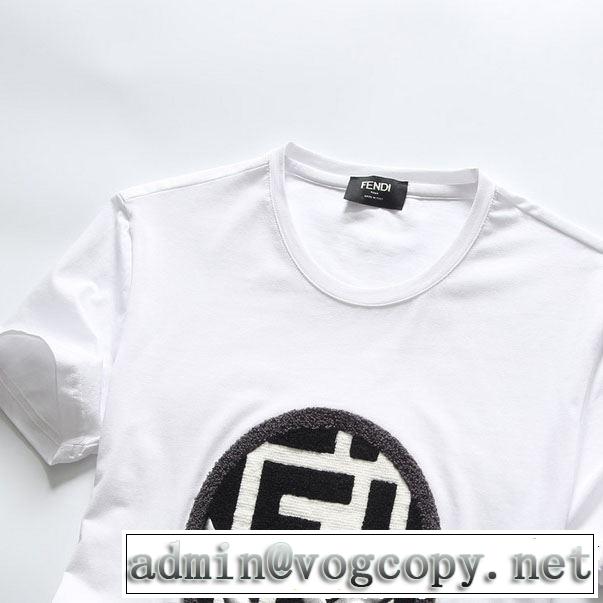 FENDI フェンディ 半袖Tシャツ 3色可選 定番のスタイル春夏限定 快適な着心地 2019即旬な装いに