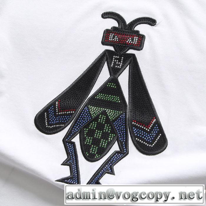 目を引く春夏トップス FENDI フェンディ 半袖Tシャツ 3色可選 2019夏ファション新品 きれいめ上品に