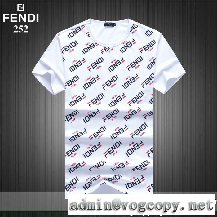FENDI フェンディ 半袖Tシャツ 3色可選 春夏！大人カジュアル 2019春夏トレンドアイテム