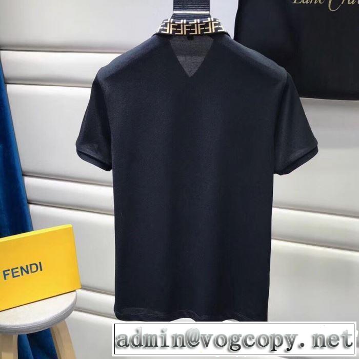 すっきりした印象に FENDI フェンディ 半袖Tシャツ 3色可選 2019年夏の一押しファッションアイテム