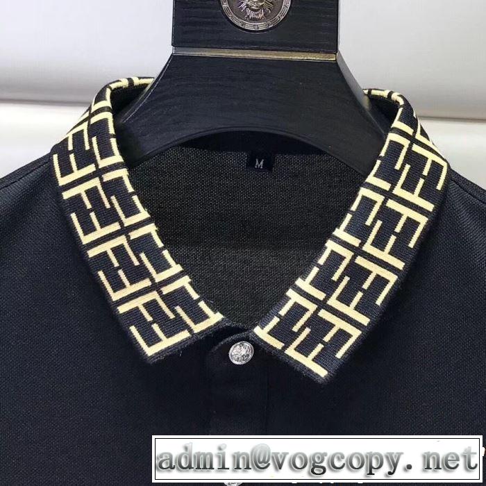 すっきりした印象に FENDI フェンディ 半袖Tシャツ 3色可選 2019年夏の一押しファッションアイテム