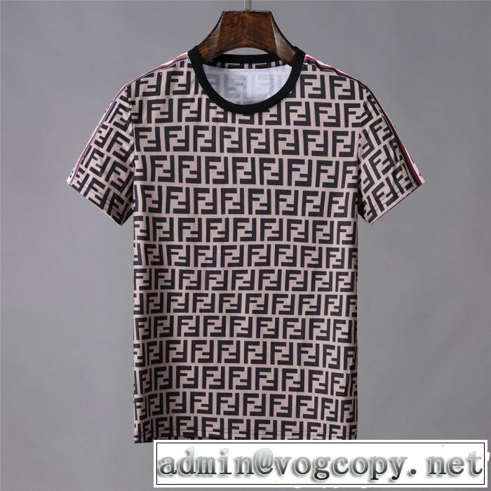 FENDI フェンディ 半袖Tシャツ 2色可選 春夏シンプルファッションでOK！ 2019年最新ファッション