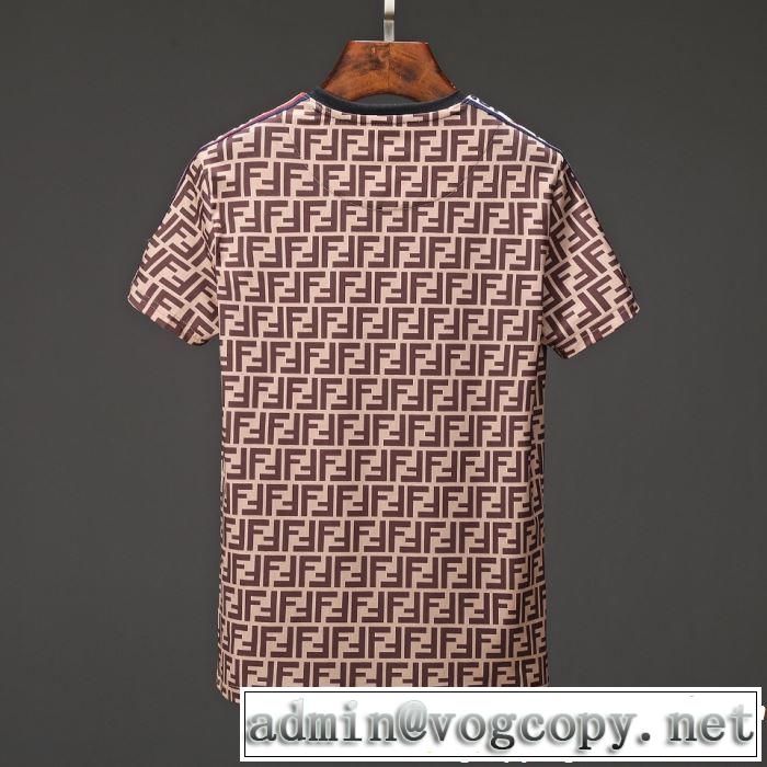 FENDI フェンディ 半袖Tシャツ 2色可選 春夏シンプルファッションでOK！ 2019年最新ファッション