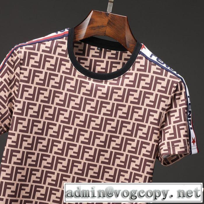 FENDI フェンディ 半袖Tシャツ 2色可選 春夏シンプルファッションでOK！ 2019年最新ファッション
