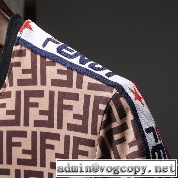 FENDI フェンディ 半袖Tシャツ 2色可選 春夏シンプルファッションでOK！ 2019年最新ファッション