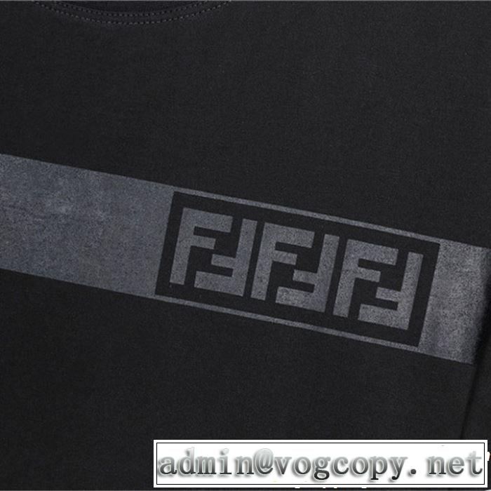春色の最旬の人気アイテム 2019春夏も引き続きトレンド FENDI フェンディ 半袖Tシャツ 2色可選