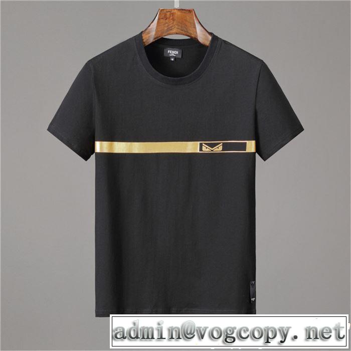 今季トレンドの限定アイテム FENDI フェンディ 半袖Tシャツ 2色可選 2019年春夏のトレンドアイテム