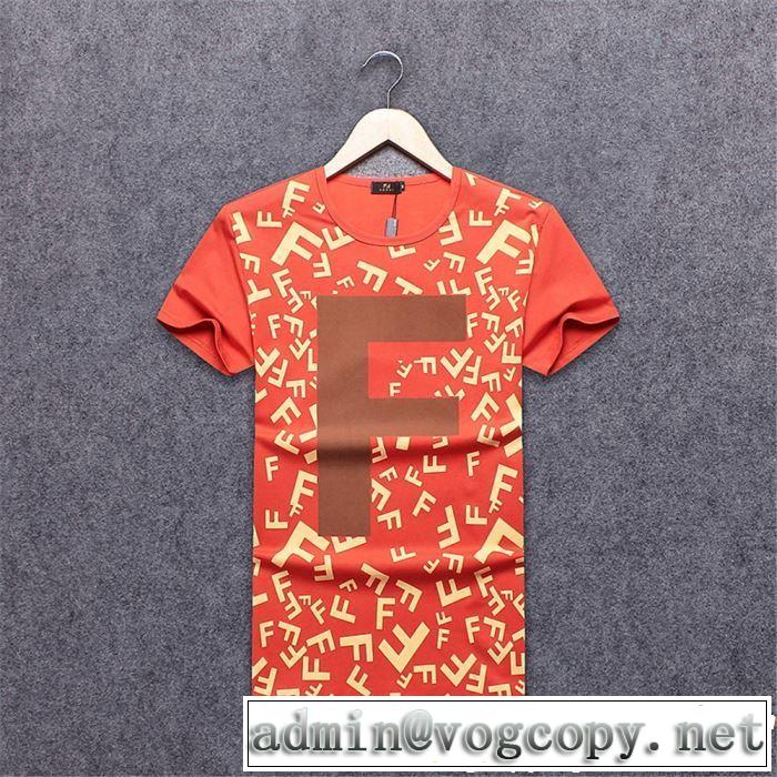 夏大人気のアイテム 2019年の春夏に着たい 大人の余裕が漂う FENDI フェンディ 半袖Tシャツ 3色可選