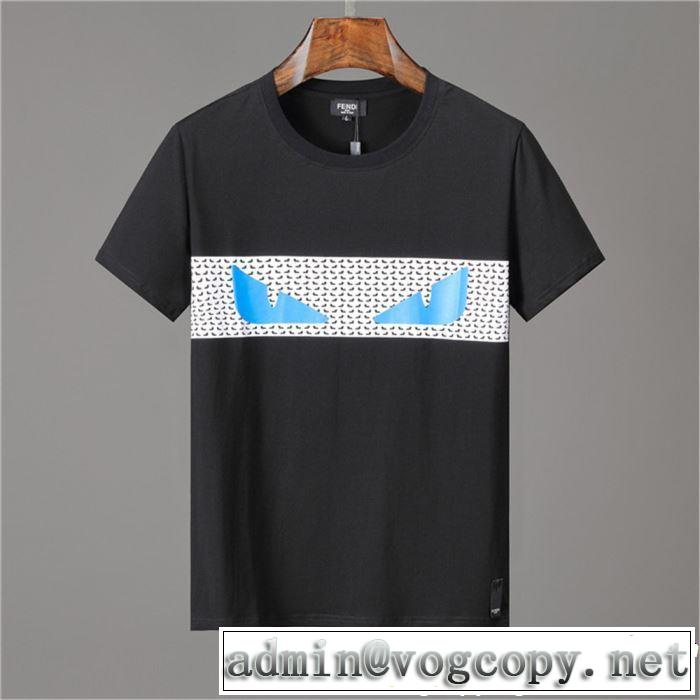 FENDI フェンディ 半袖Tシャツ 2色可選 る春夏おすすめの人気商品 2019SSのトレンド商品 夏らしい季節感