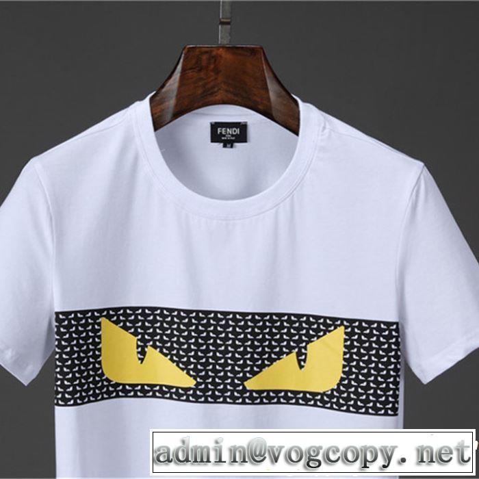FENDI フェンディ 半袖Tシャツ 2色可選 る春夏おすすめの人気商品 2019SSのトレンド商品 夏らしい季節感