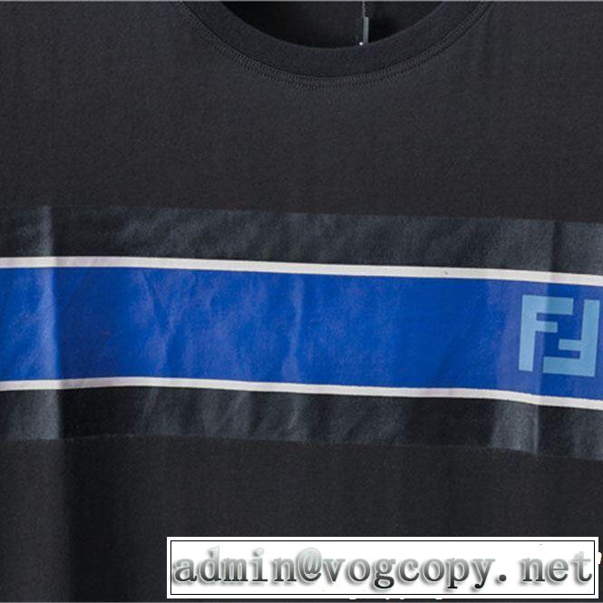 素敵カジュアルの春夏コレクション 2019年春夏シーズンの人気 FENDI フェンディ 半袖Tシャツ 3色可選